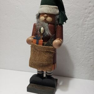 Vintage 2002 WORKBENCH Wooden Nutcracker Christmas Decoration